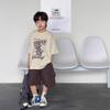 Kids Korean Style Cargo Shorts Quick Dry Loose Fit Durable