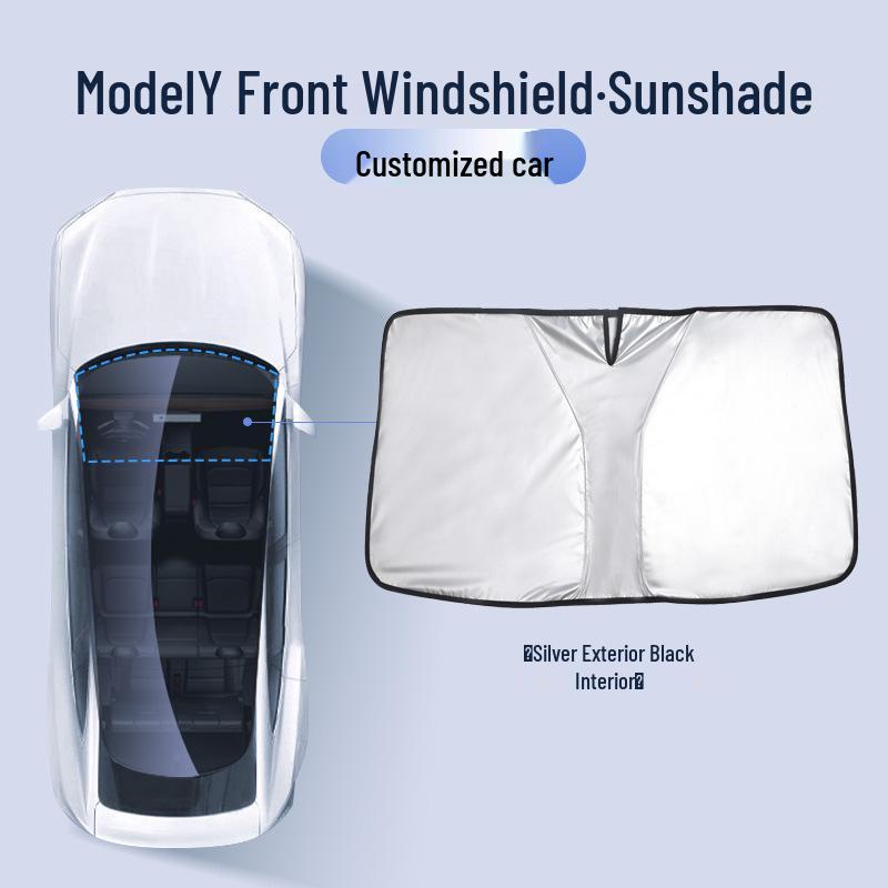 

Зонт-шторка на лобовое стекло Tesla Model 3/Y - Летний автомобильный аксессуар