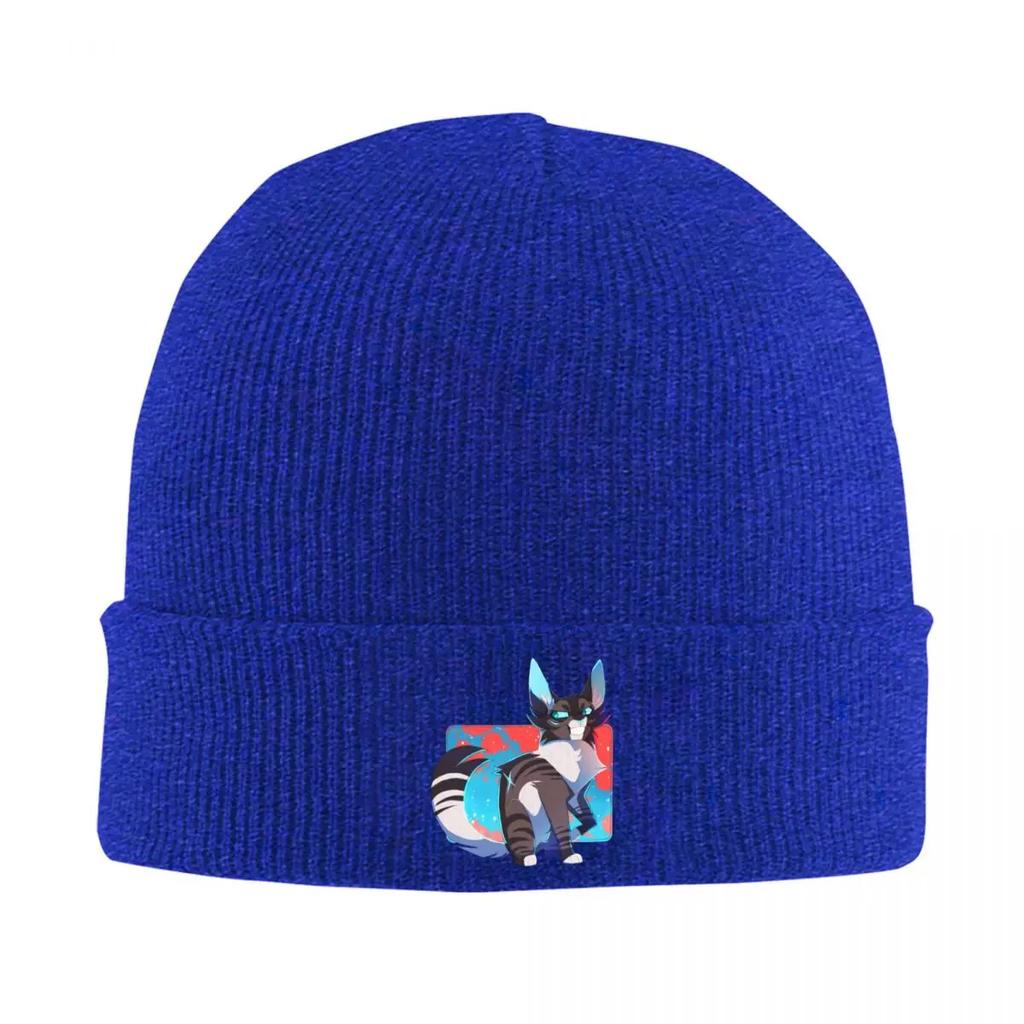 Hawkfrost Warrior Cats Warm Knitted Cap Fashion Bonnet Hat Autumn Winter Outdoor Beanies Hats for Unisex WoUnisex Adult