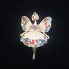 Car Air Freshener Holder Angel Shape Inlay Alloy Auto Air Conditioning