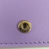 Pristine GUCCI Bifold Wallet Metallic purple Patent leather Women 847207 Used