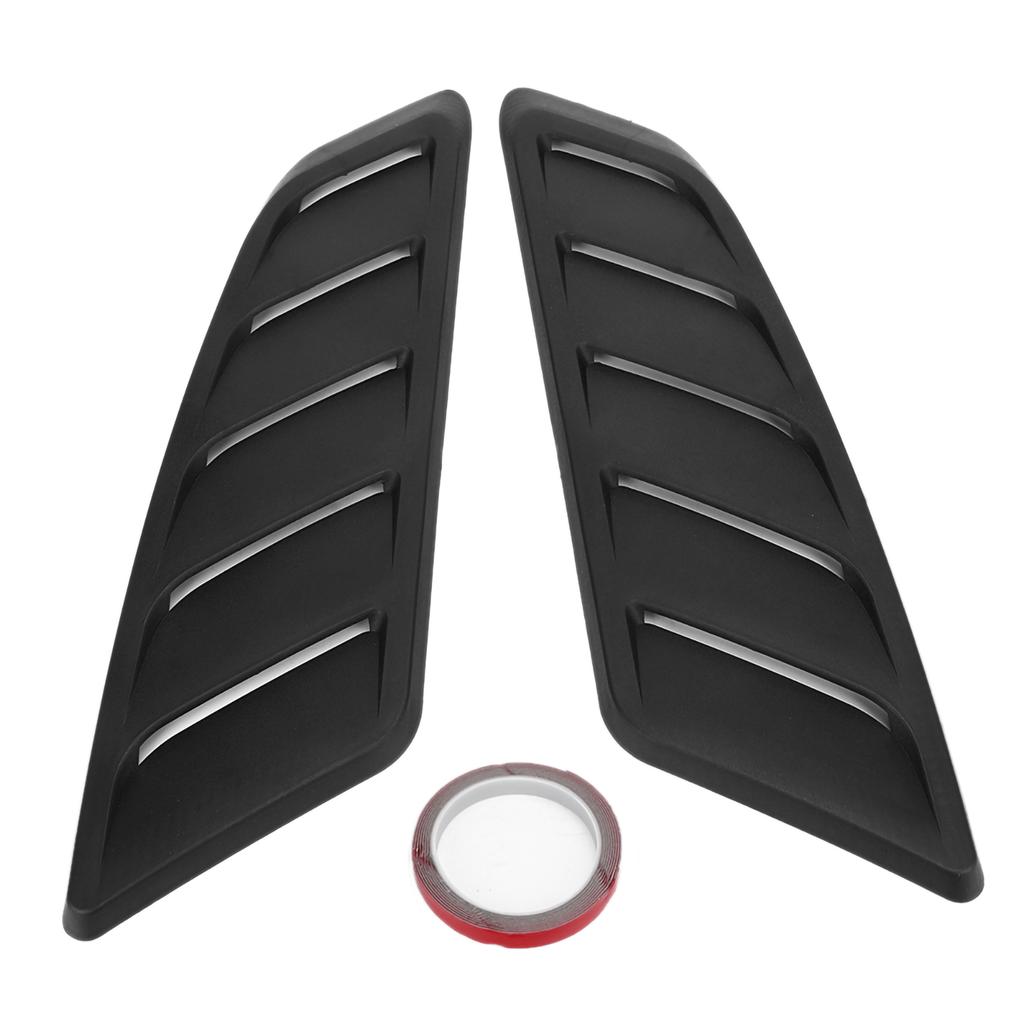 2Pcs Car Auto Modification Hood Bonnet Vent Cover Fit for Ford Mustang 2015 2017