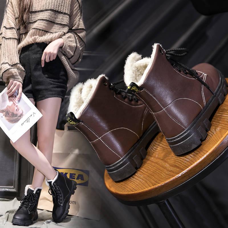 Liveinu Men Women Couple Chukka Boots Winter Leather Lace Up Martin Boots Ankle Bootie Work Boot Liveinu Men Women Couple Chukka Boots Winter Leather Lace Up Martin Boots Ankle Bootie Work Boot