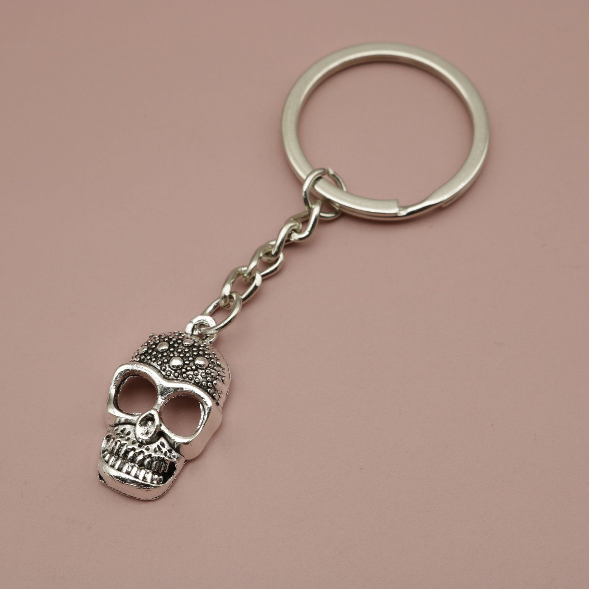 

Популярные ювелирные изделия, простой кулон-брелок с черепом one size