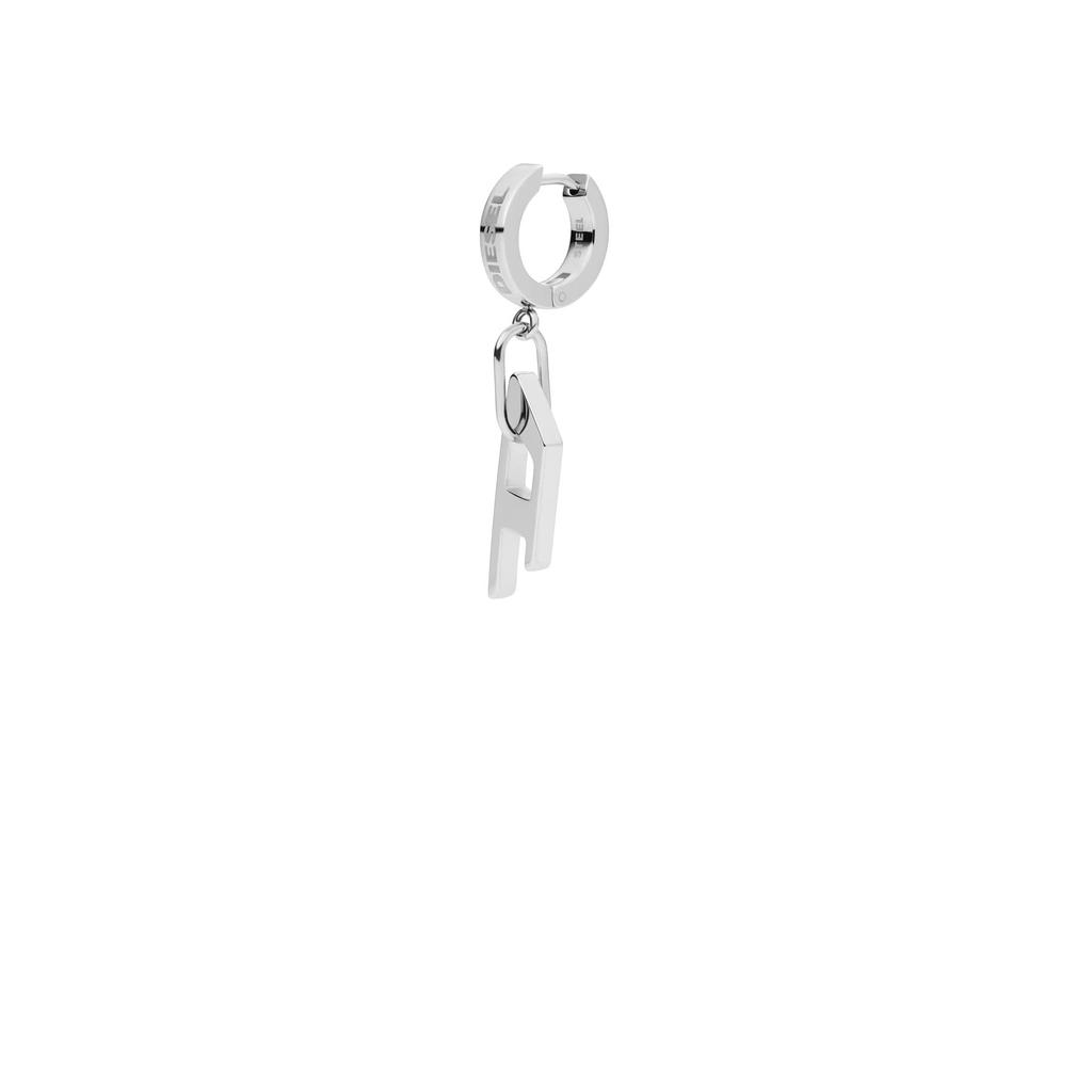 Diesel All Gender Stainless Steel One Stainless No Jewelry Earrings, Size, Steel,