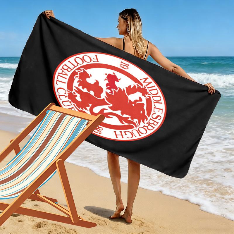 Middlesbrough Towel, Large Soft Quick Dry Towel for Beach Camping Swimming