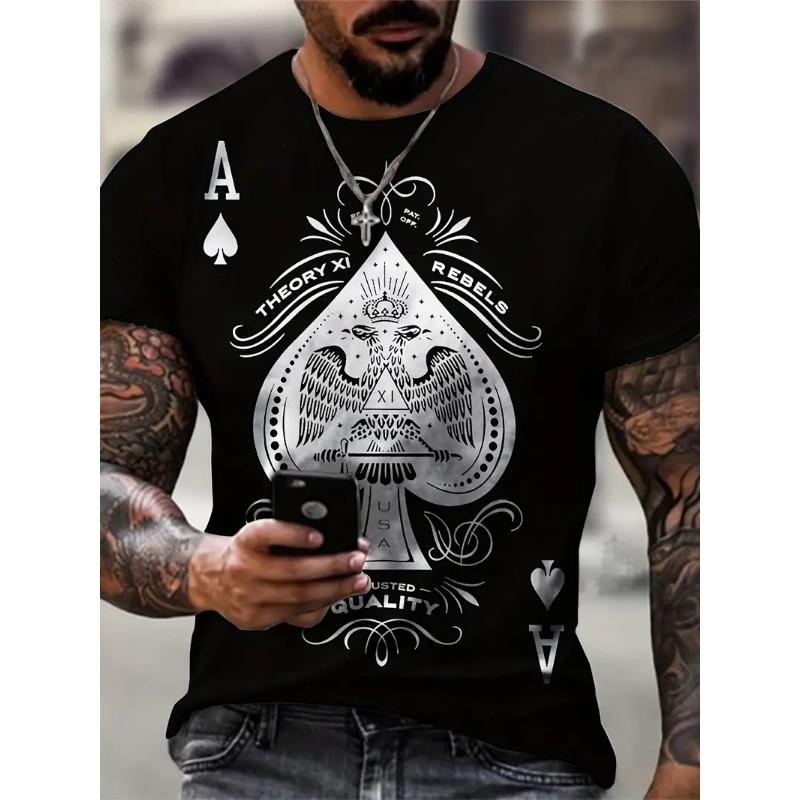 

Новая летняя модная мужская футболка с 3D-цифровой печатью и узорами животных и персонажей, футболка большого размера 6XL