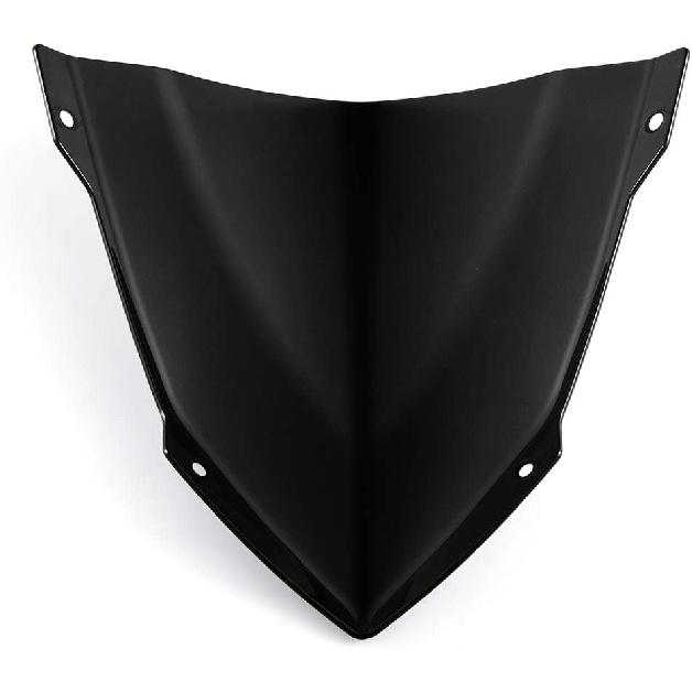 Evomosa Motorrad Windschutzscheibe Sport-Visier Passend für MT-03 MT03 MT-25 MT25 2013 2020 2021 20-21 (Schwarz)