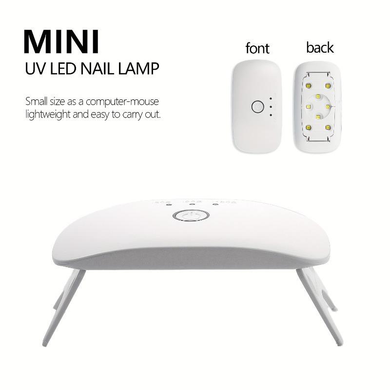 8-Light UV LED Nail Lamp for Fast Drying and Phototherapy