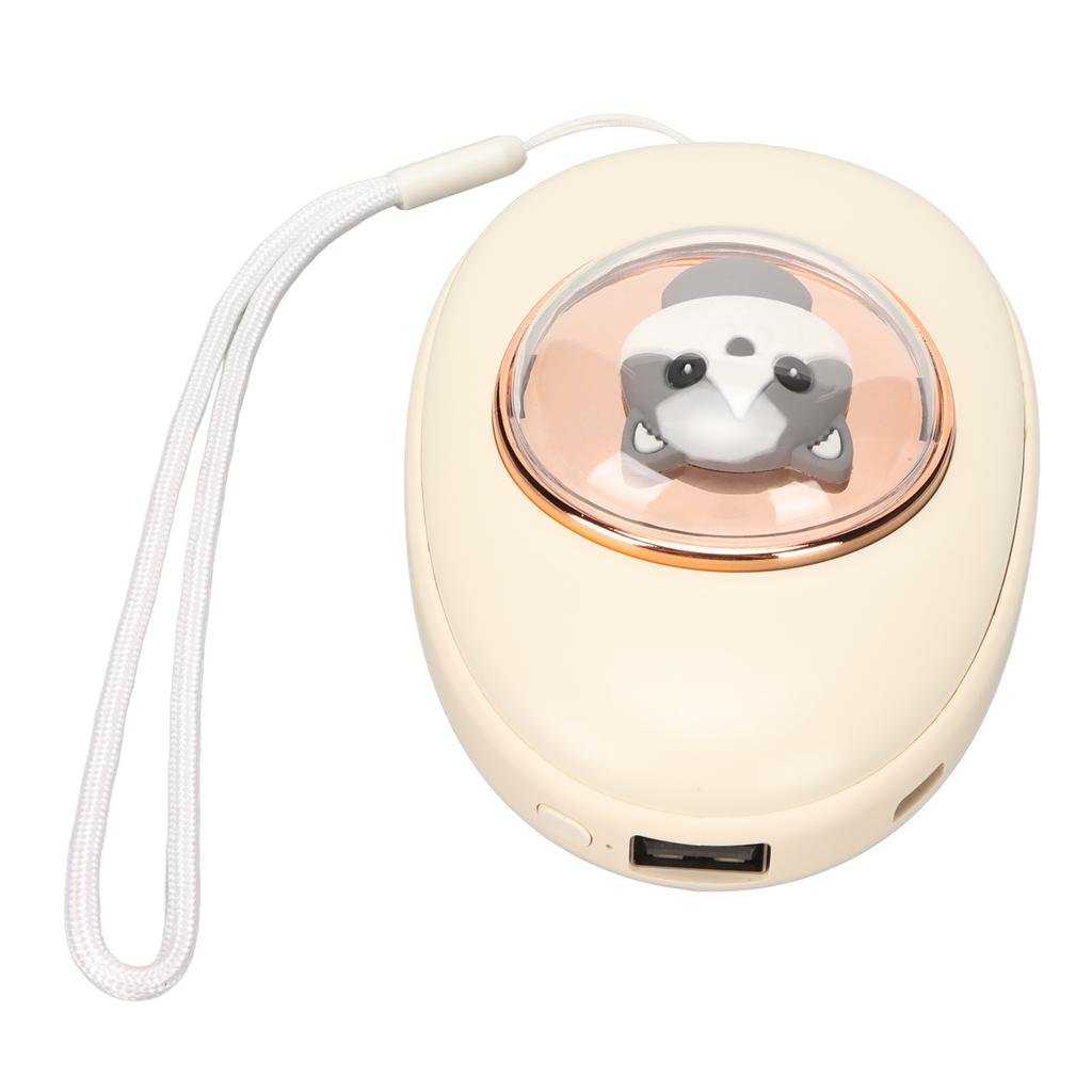 Calentador de Manos Eléctrico 2 en 1 Batería Externa Carga USB Mini Portátil Cápsula Calentador de Manos Eléctrico para