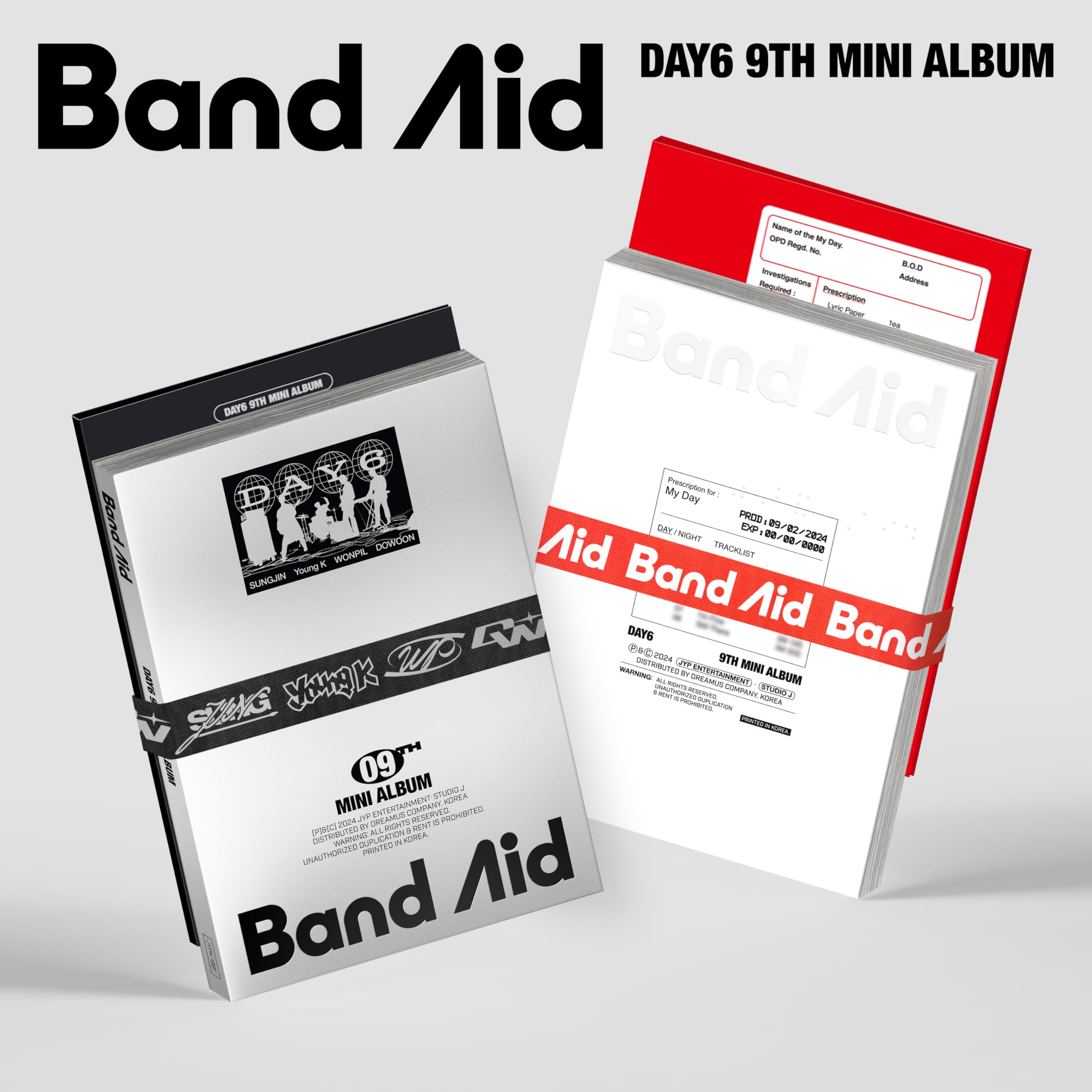 

DAY6 9TH MINI [Band Aid] (Korean version)