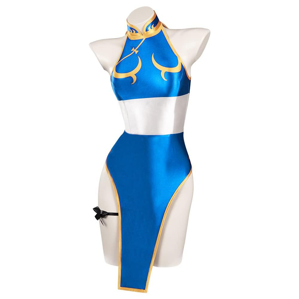 

Cosplay Chun Li Cosplay Swimsuit Derivative Creation Image Clothes Game Photo Festival Halloween Women L [Enhopty] Chun-Li