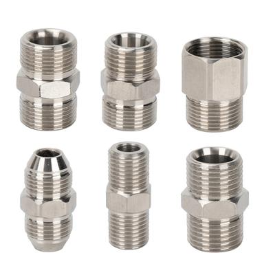 Edelstahl Hochdruckreiniger Adapter-Set M22 1/4" Schnellkupplung & Stecker Buchse Schwenkbar Auf Schnellkupplung Entriegelung Set Düsen