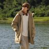 Li Ning CF Su Red Velvet Hot Pot Waterproof Hooded Windproof Moisture-Wicking Down Jacket Men Jacket Cocoa-Brown AYMU207-5