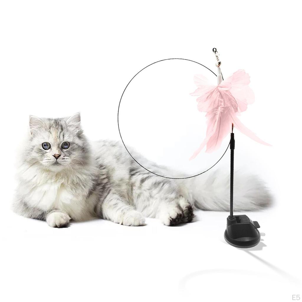 cat Toy W/ Suction Cups Pet Toys for Games IQ Training Indoor