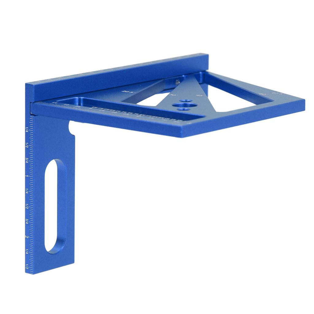 Woodworking Ruler Multifunctional Angle Msuring Ruler Aluminum Alloy   Tool for Scribing and Marking