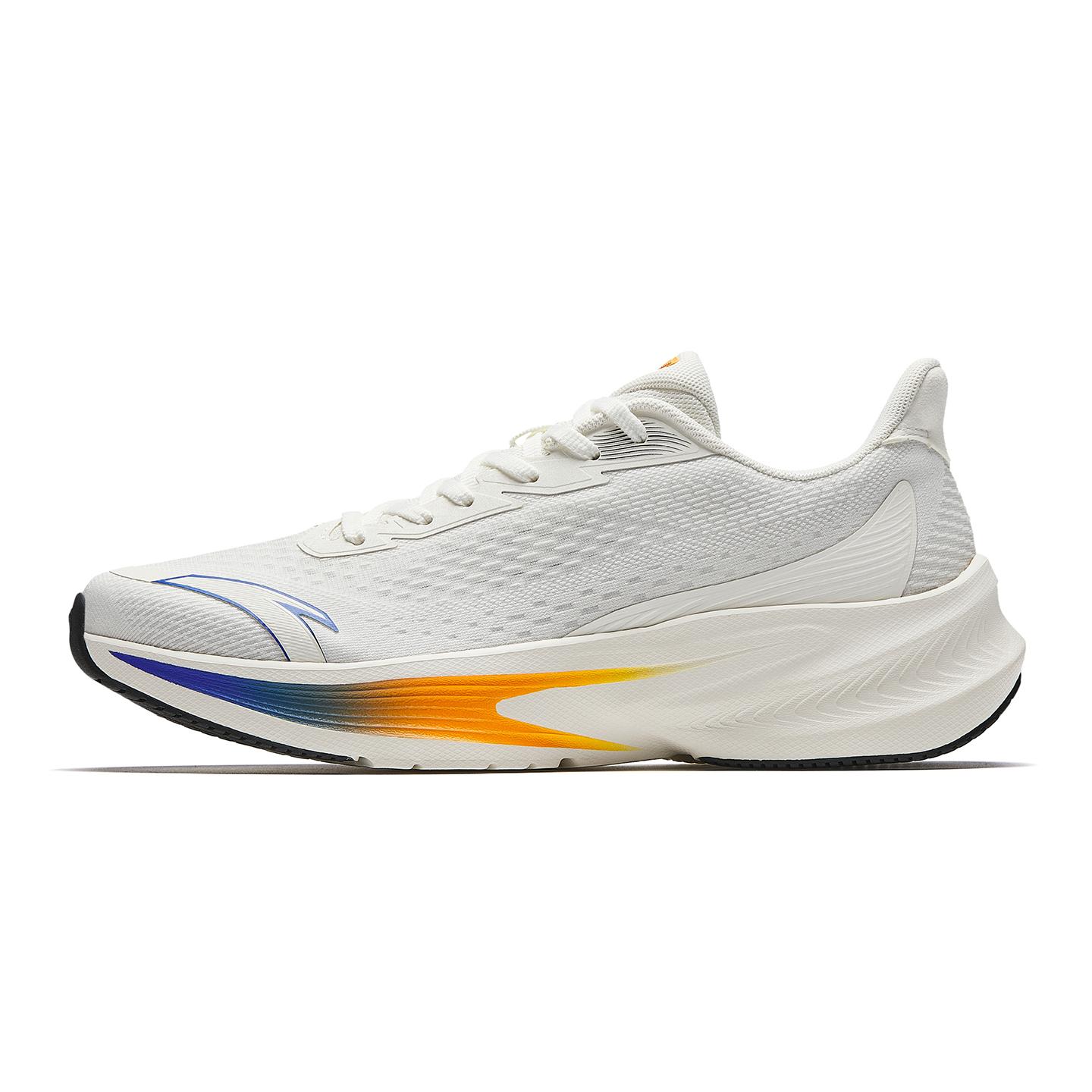 Anta Duci 7 Shock Absorption Lightweight Slip Resistant Low Top A-Shock Technology Running Shoes Men Sneaker White Blue 912615511-3 39