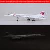 1:200 Scale Air France-British Airways Concorde Alloy Model - Civil Aviation Collectible Gift