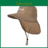 Childrens Cartoon Sun Hat With Wide Brim And Neck Cover For Outdoor Sun Protection