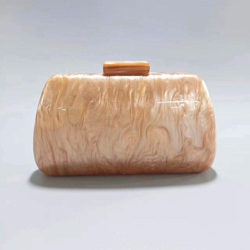 Evening Dress Bag Luxury Designer Hand Bags For Women Wedding Banquet Clutch Acrylic Shoulder Crossbody Shell Original Mark Bags