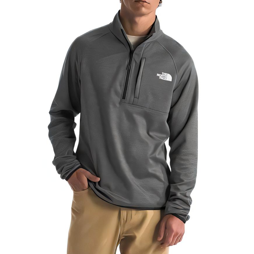 The North Face Canyonlands Sweatshirt Men's Medium Gray Heather Flower NF0A5G9W-4HJ
