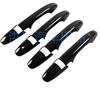 08 City Pull Handle Decoration: Electroplated Black Carbon Fiber Door Protection Sticker