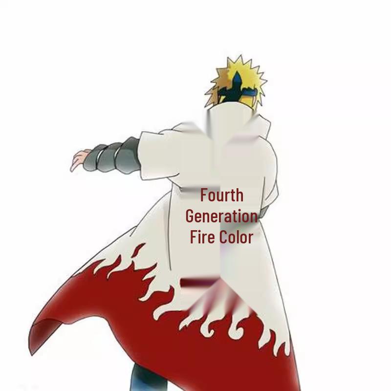 Minato Namikaze Akatsuki Outfit: Naruto Vierter Hokage Cosplay Trenchcoat