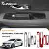 Echter Weicher Karbonfaser-Aufkleber für Renault Megane RS 2009 2010 2011 2012 2013 2014 LHD RHD Auto Fensterheber Panel Zubehör