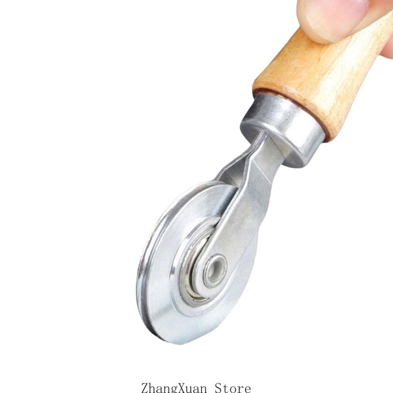 3XUF High Quality Screen Mesh Roller Spline Roller for Home Use with Wooden Handle