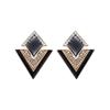 Modische geometrische Dreieck-Ohrstecker für Damen