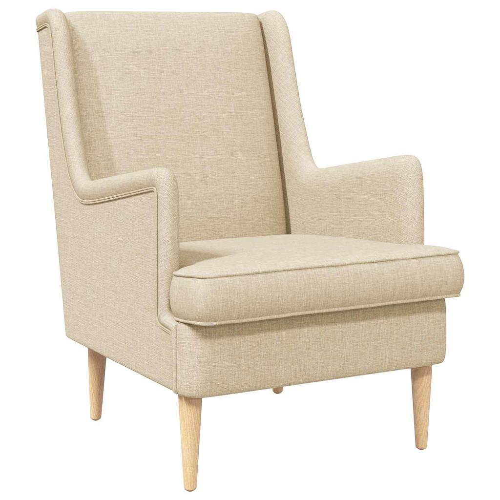 Cream Fabric Armchair
