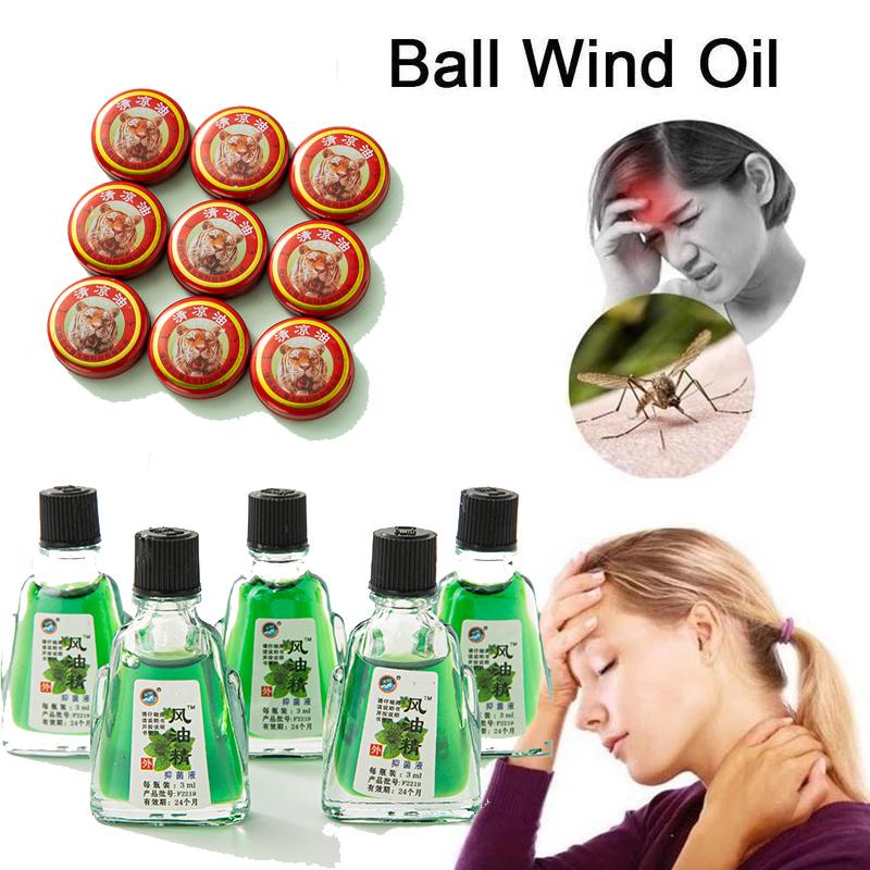 4 Pezzi/Set Fragranze Rinfrescanti alla Menta Prevenzione Sonnolenza Oli Essenziali Campo Repellente per Zanzare Prevenzione Vertigini Colpo di Sole