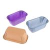 50Pcs Oven Safe Nonstick Kraft Paper Cake Moulds Rectangular Disposable for Baking Cakes Bread Muffins