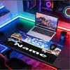 Benutzerdefinierter Name Personalisierte Kosmische Bot Crew Muster Mauspade, Laptop PC Schreibtischmatte, Dekorative Schreibtischmatte für Zuhause Tastaturpad Geschenk