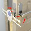 Adjustbale Door Latches Covers Closers Quiet Lock Cushion Door Silencers Safety Protections Buffers Pad Easy to Install