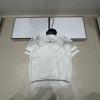 European-Style Luxury Diamond Pattern Knit Top with Lapel - 2026 Summer Arrival