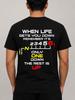 Quando la Vita ti Mette Giù Ricorda Che È Solo Un Momento Negativo T-Shirt Motivazionale per Auto