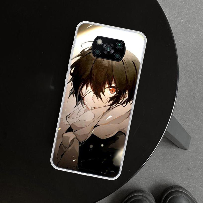 Bungou Stray Dogs Dazai Osamu Phone Case Cover For Xiaomi Poco X6 X5 X7 Pro F7 Ultra Redmi 15C 15 13C 13 12C 12 10C 10 10A 9C 9A