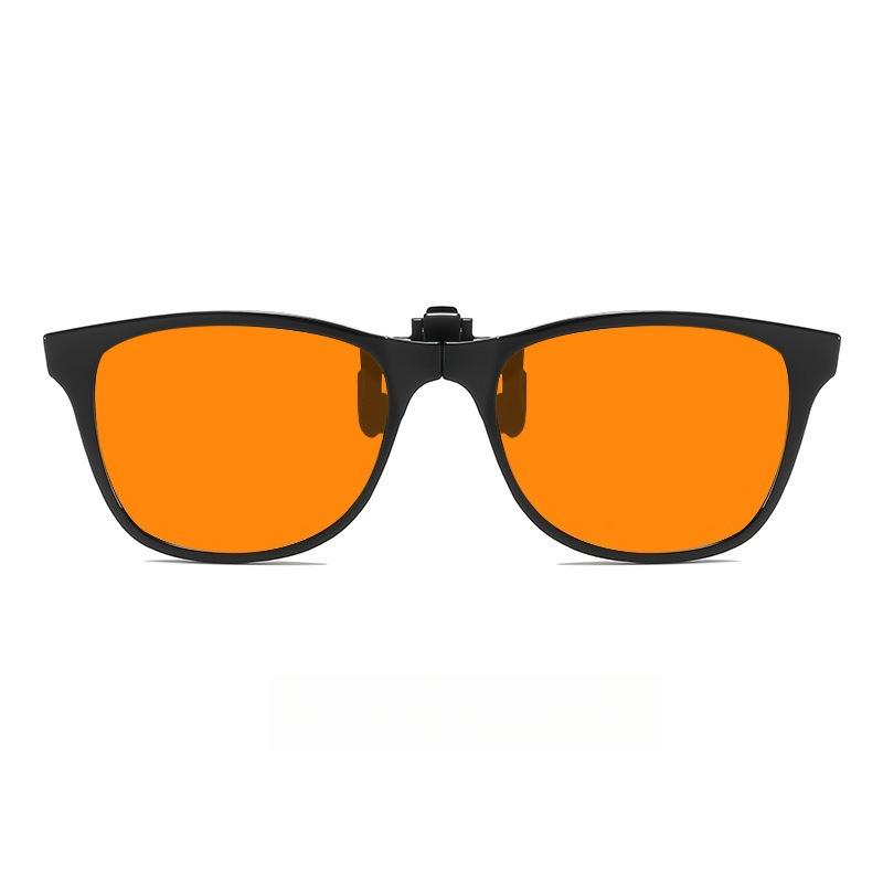 

Flip-Up Night Vision Anti-Blue Light Glasses Ultra-Lightweight Protective Eyewear for Gaming Classic Driving Eyeglasses оранжевый