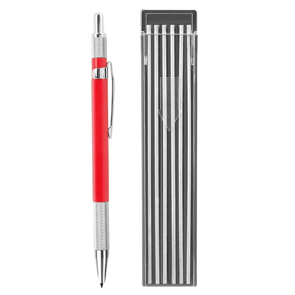 Efficient Welders Pencil with 12 Streak Refills Reliable Tool for Marking In Tight Spaces and High Temperatures