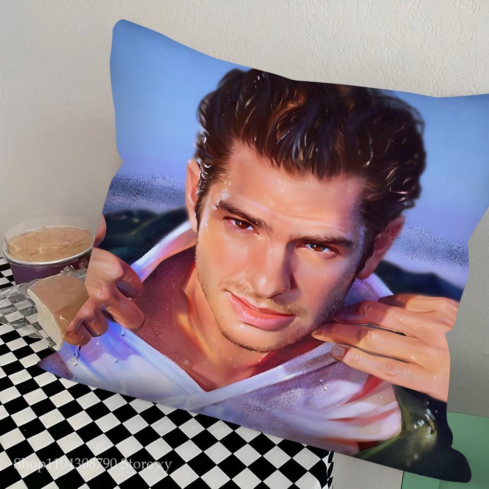 Andrew Garfield Pillow Case Square Pillow Bedroom Sofa Leisure Comfort Cushion Car Living Room Home Decoration