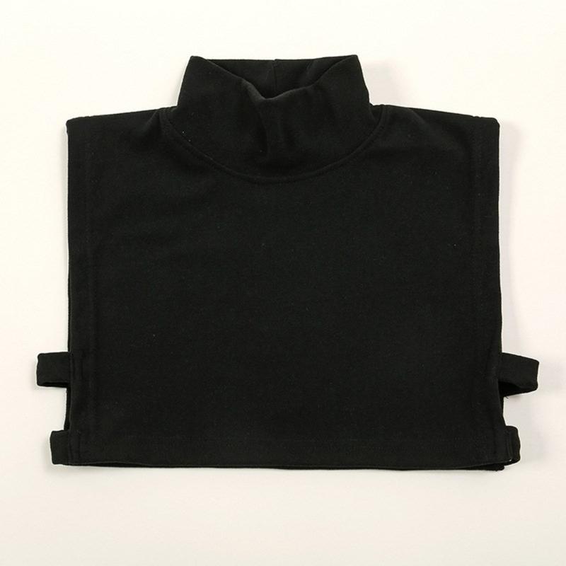 Turtleneck Collar Detachable Fake Collar Pullover Half Top Mock Neck Blouses Collar High Neck Cover for Women Layering
