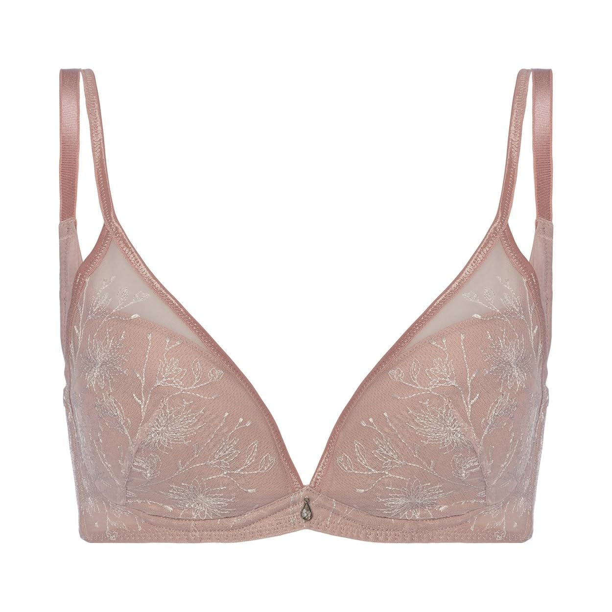 

AMOSTYLE Очаровательный беспроводной летний M019 Размер C65 Гламур(р) Бюстгальтер, Прозрачный, (розовый),