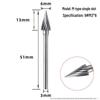 Tungsten Steel Grinding Head Carbide Rotary File for Metal Polishing, Wood Carving, Milling Cutter - 3x6mm