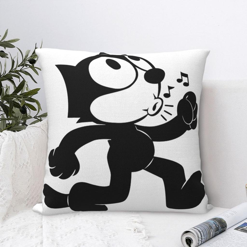 Decorative Pillowcase F-Felix The Cat Cartoon Accessories Sofa Throw Pillow Case Cover Square Multi Size