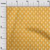 oneOone Cotton Flex Fabric Leaves & Floral Block Printed Craft Fabric BTY 40 Inch