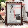 WTEMPO 1PC European Style Vintage 6-inch Wedding Photo Frame Advanced Resin Photo Frame Decoration Drop Glue Simple Photo Frame