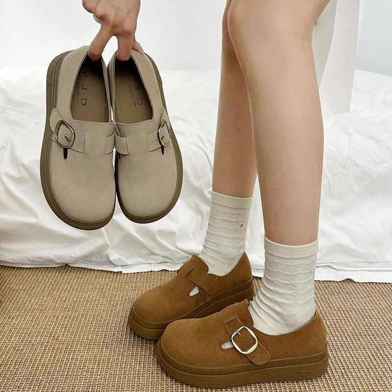 Fashion Women's Shoes Platform Slip-on Female Footwear Casual Sneaker Loafers With Fur Modis Clogs Retro Slip On Dress New Summer 2025