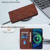 (Brown) Case for Motorola Moto G56 Credit Card Holder Wallet Cover Flip Folio Book Protective Pu Leather