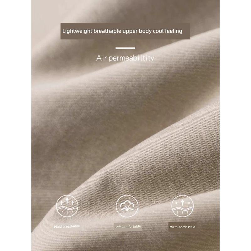 Big Sale Leak-Picking Pure Cotton Cropped Tooling Loose Pants Women's Summer Thin Casual Pants Outwear Small Straight-Leg Pants
